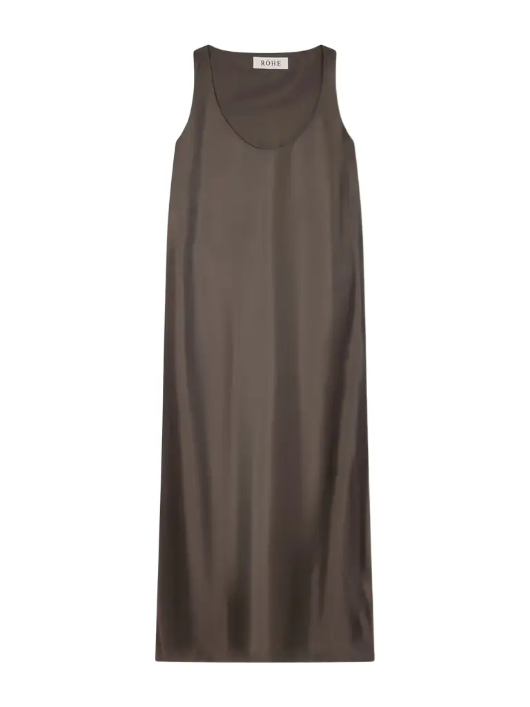 RÓHE Silk-satin Midi Dress