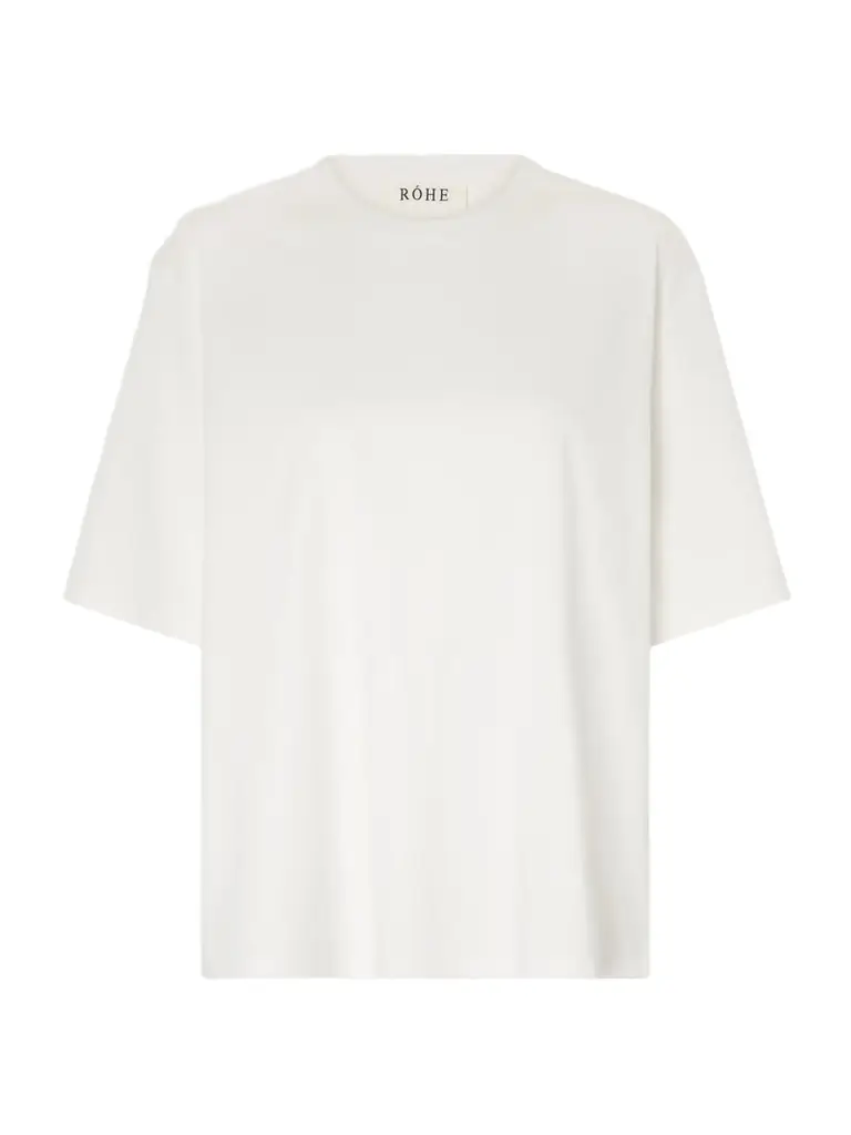 RÓHE Oversized Cotton, Modal And Silk-blend T-shirt