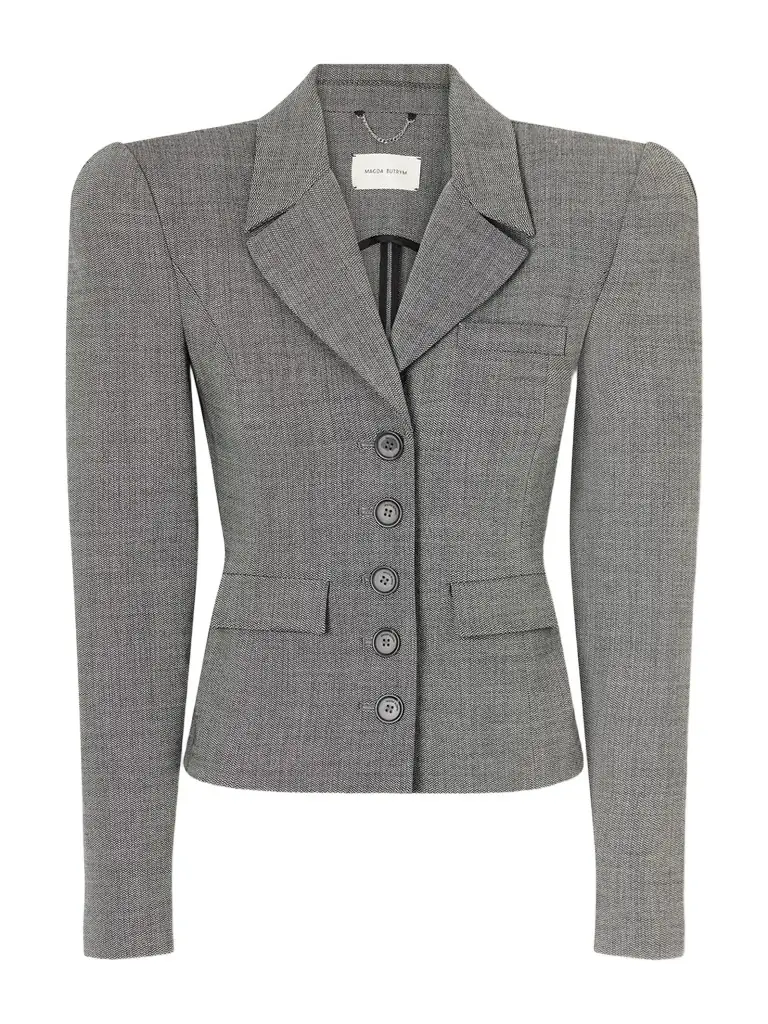 Magda Butrym Cropped Wool-blend Blazer
