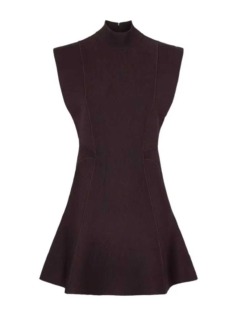 Alaïa Knitted Turtleneck Mini Dress