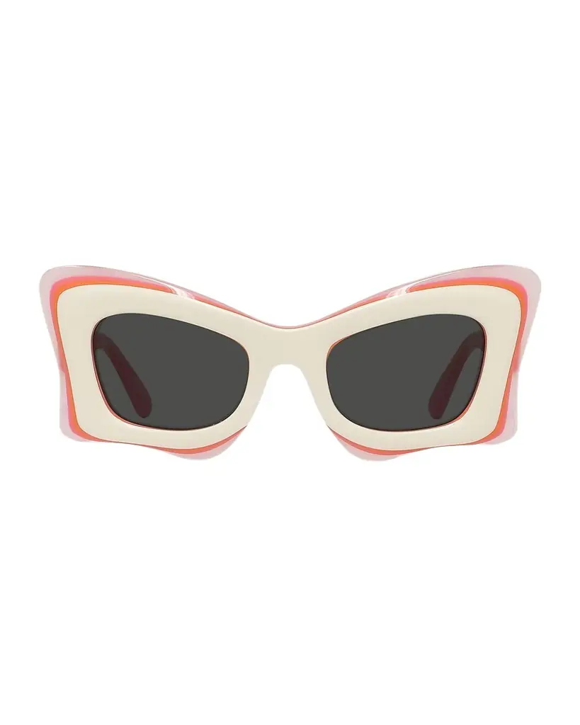 Loewe Multicolor Acetate Butterfly Sunglasses