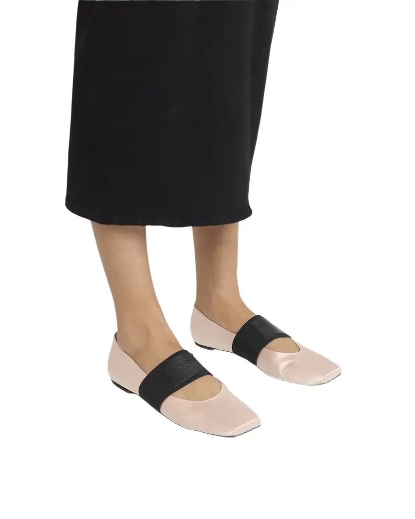 Givenchy Padded Leather Ballerina Flats