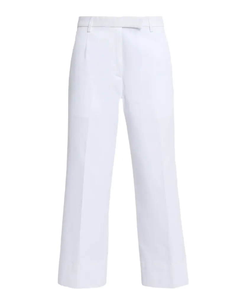 Thom Browne Striped-Trim Straight-Leg Ankle Trousers