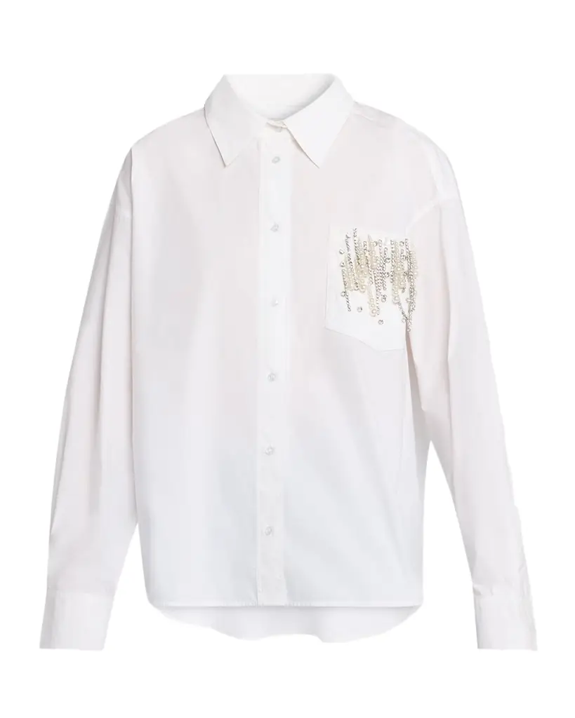 Essentiel Antwerp Jommeke Oversized Embellished Shirt