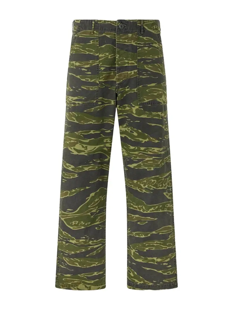 OrSlow U.S. Army Fatigue Printed Straight-Leg Rip-Stop Cotton Trousers - Men