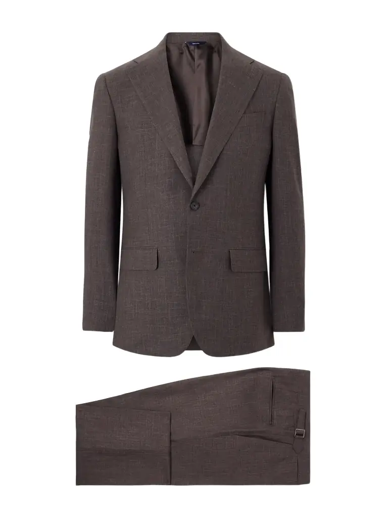 Thom Sweeney Wool, Linen and Silk-Blend Suit - Men