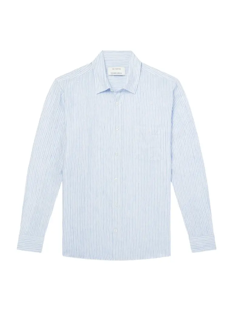 Frescobol Carioca Striped Linen Shirt - Men