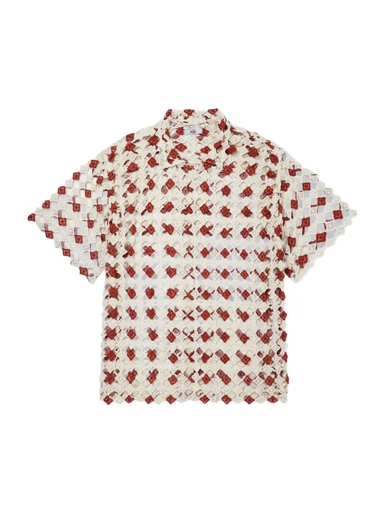 BODE Cotton-Lace Shirt - Men