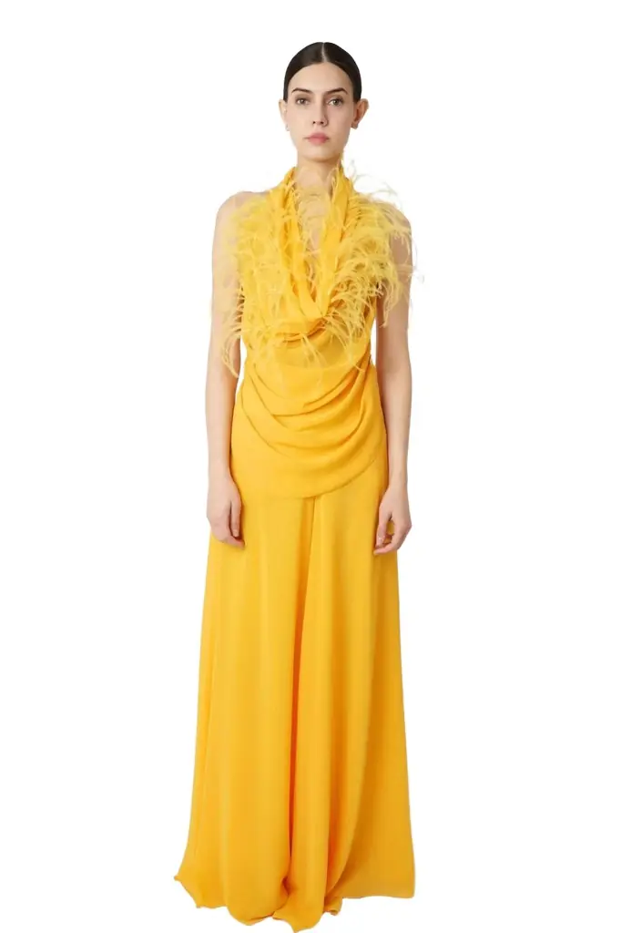 LAPOINTE Lightweight Georgette Wide Leg Pant