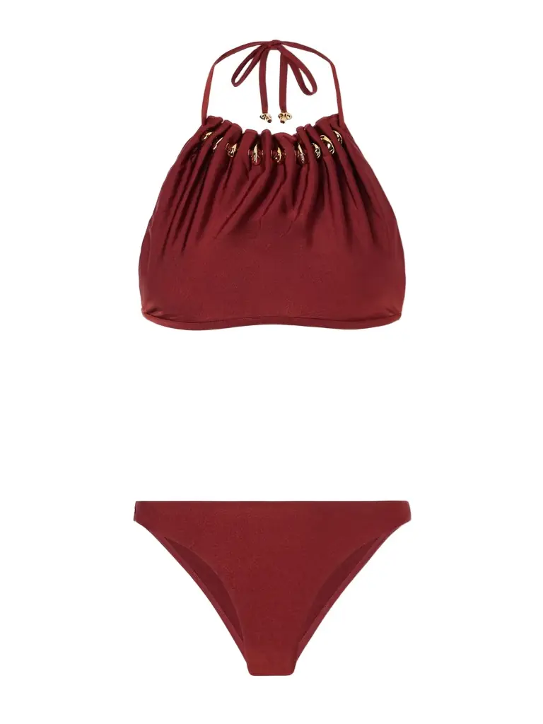 Zimmermann Aster Embellished Bikini