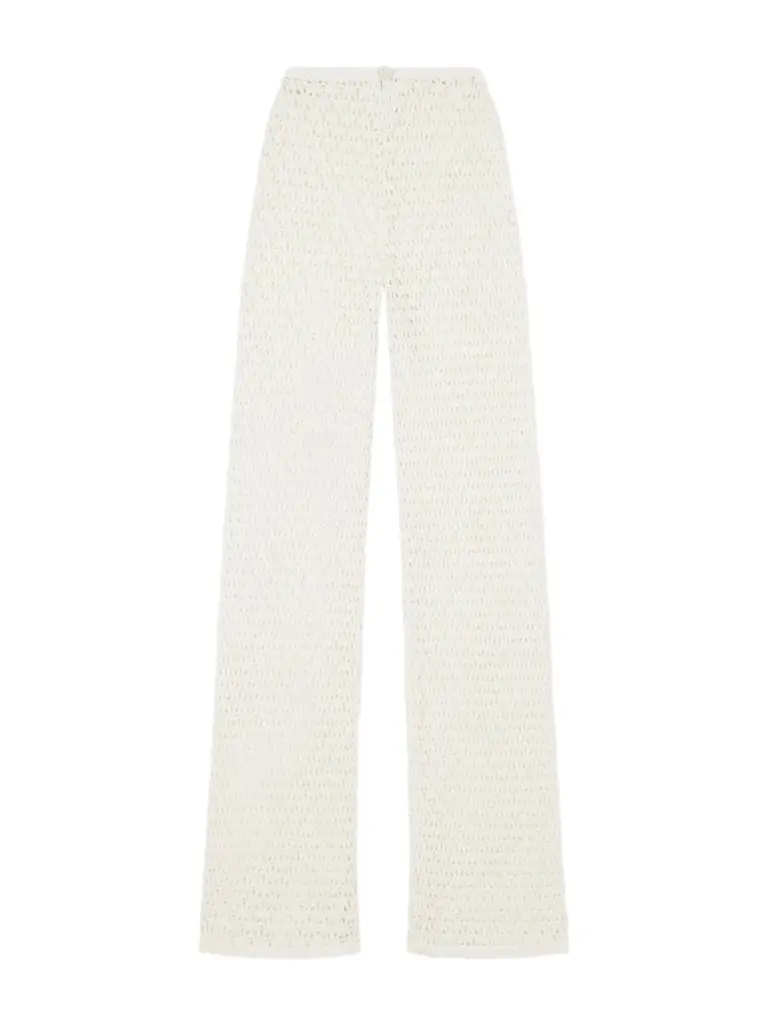 SARA CRISTINA Playa Crocheted Cotton Coverup