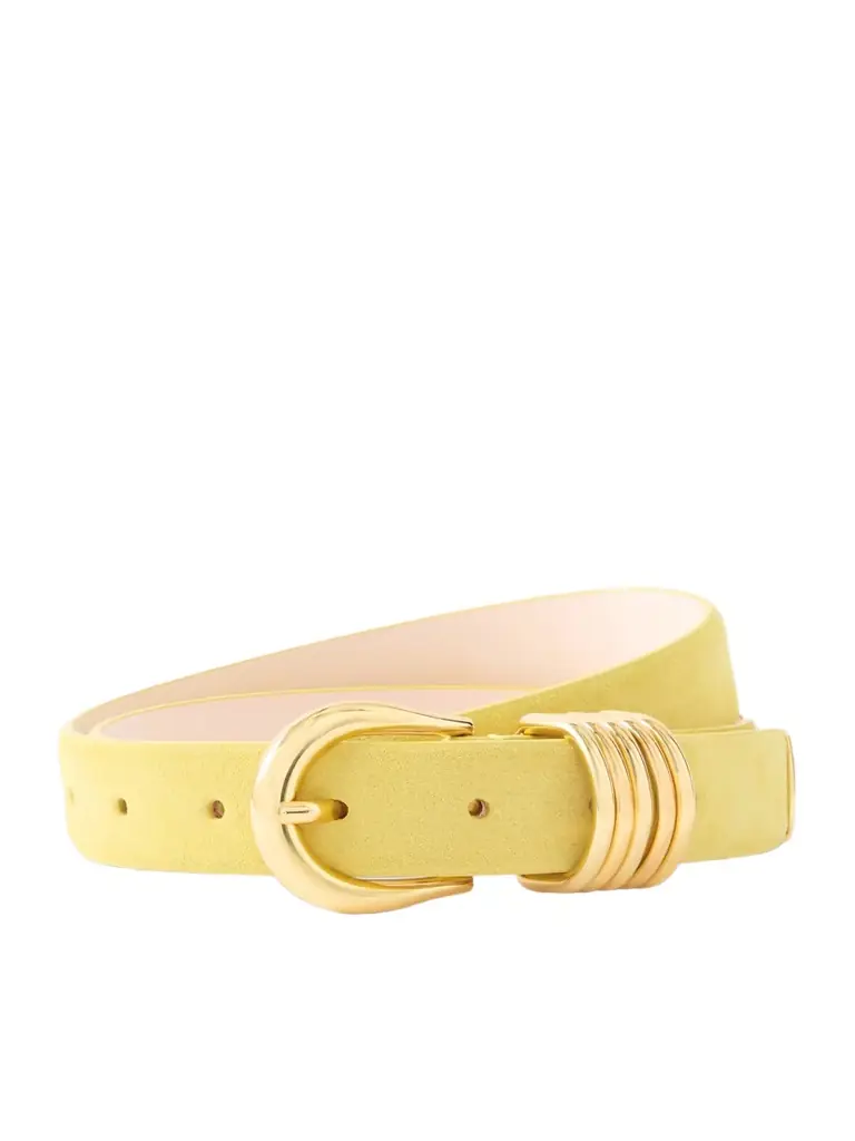 Déhanche 2.5 Cm Hollyhock Suede Belt