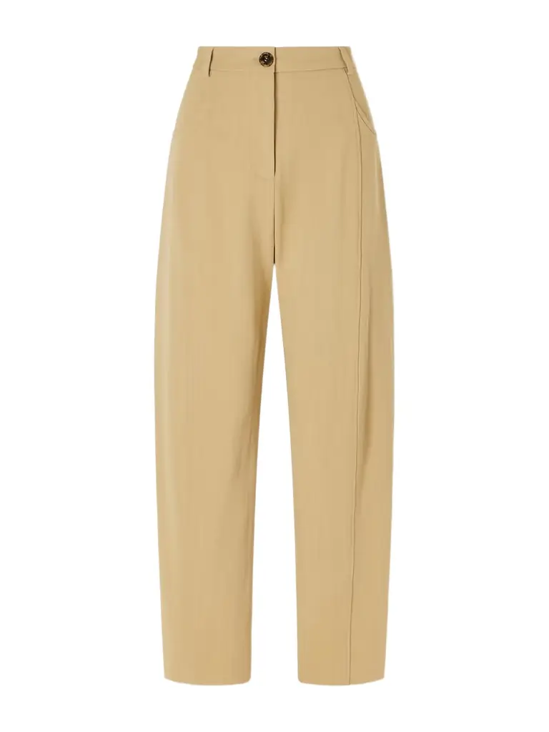 Blazé Milano Embellished Paneled Twill Tapered Pants