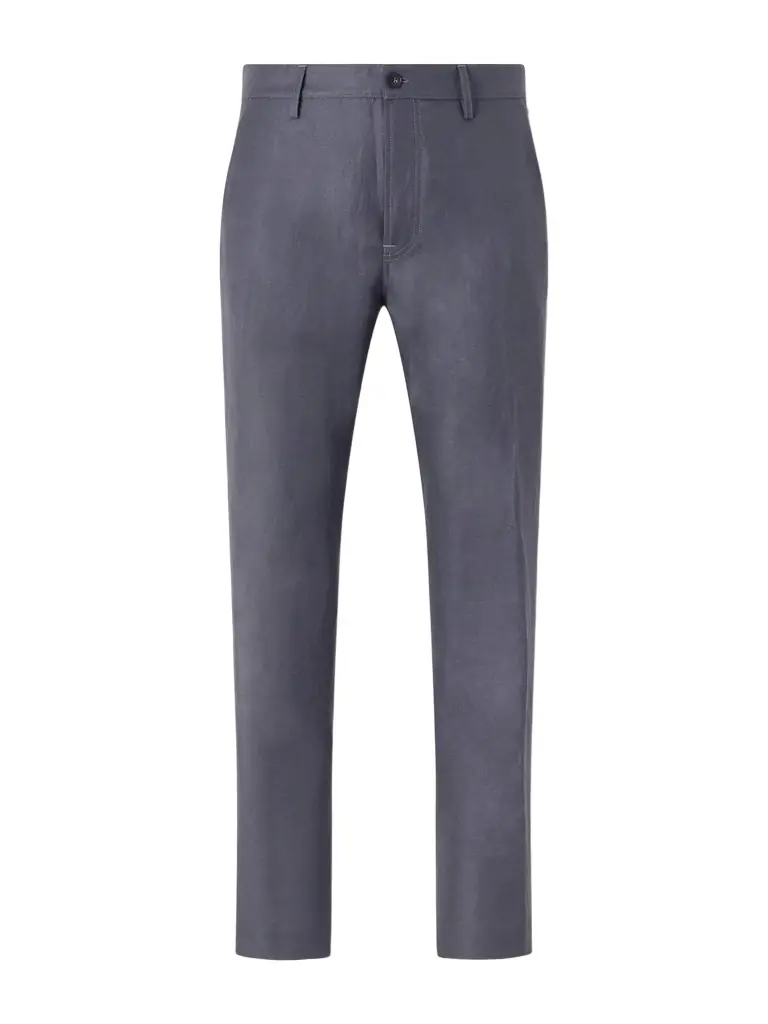 Canali Straight-Leg Wool and Linen-Blend Twill Suit Trousers - Men