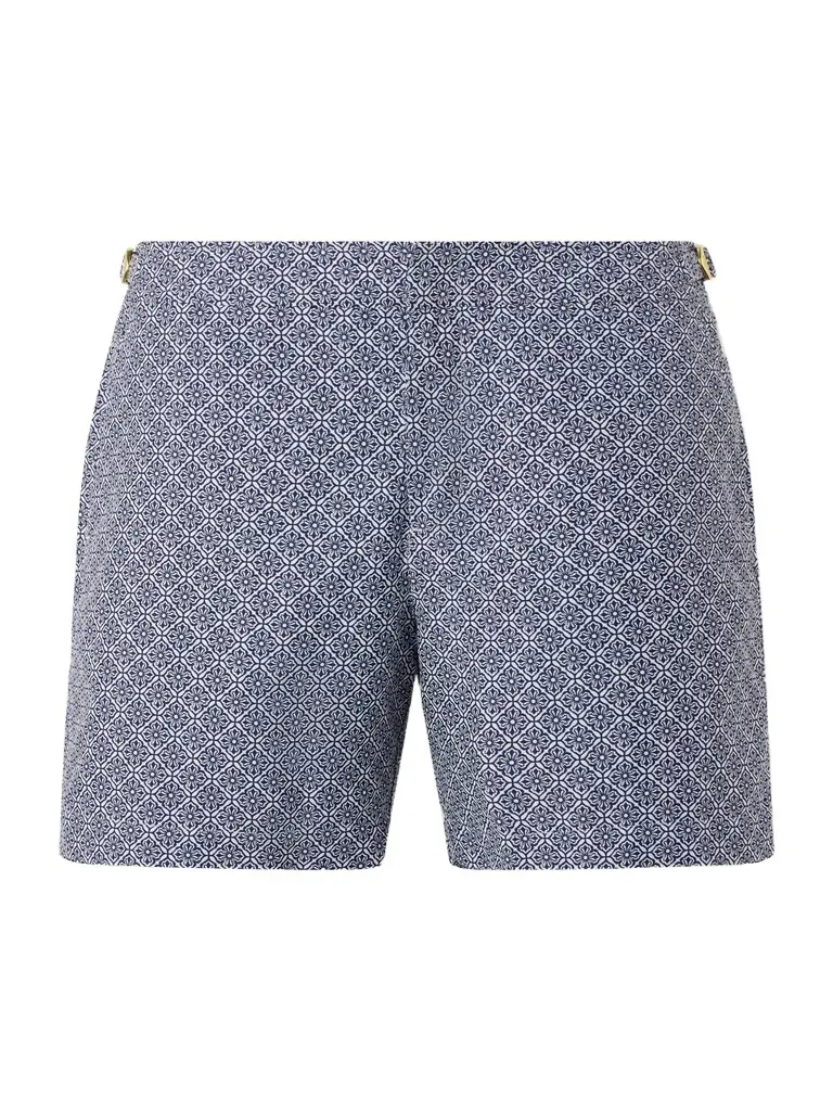 Orlebar Brown Bulldog Straight-Leg Mid-Length Printed Swim Shorts - Men