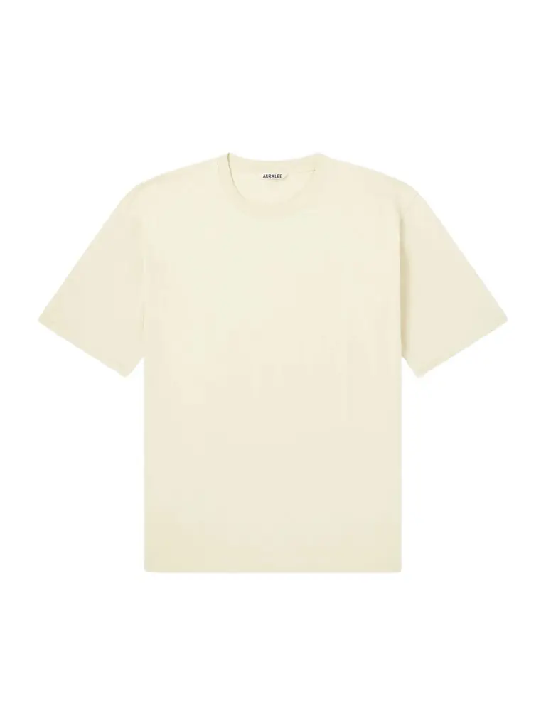 Auralee Luster Cotton-Jersey T-Shirt - Men