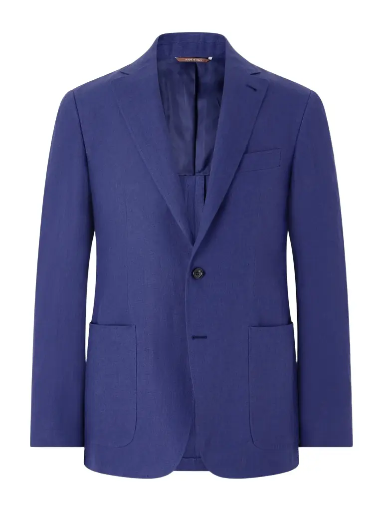 Canali Kei Linen Suit Jacket - Men