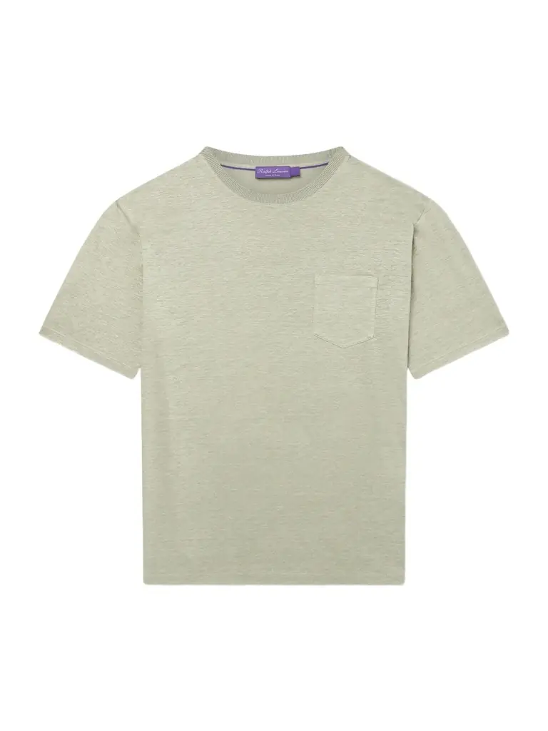 Ralph Lauren Purple Label Linen-Jersey T-Shirt - Men