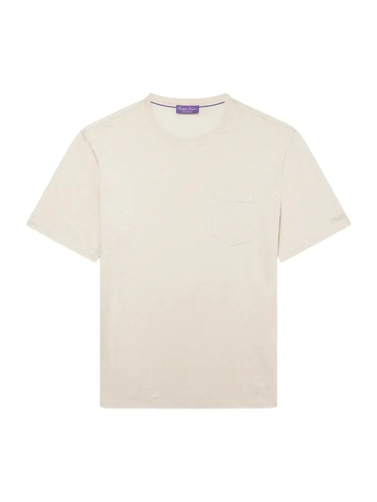 Ralph Lauren Purple Label Linen-Jersey T-Shirt - Men