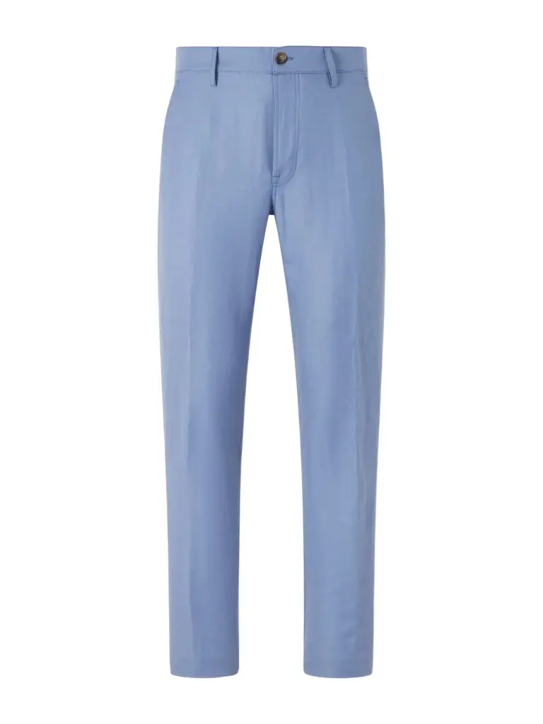 Canali Straight-Leg Wool and Linen-Blend Twill Suit Trousers - Men