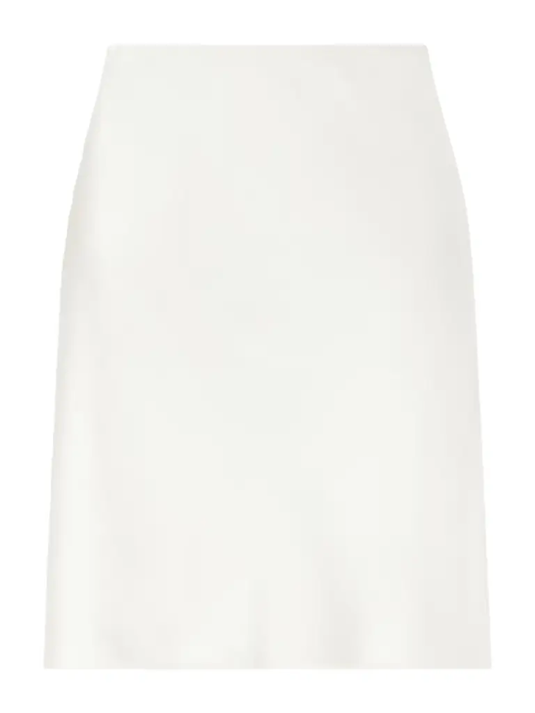 LESET Barb Satin Midi Skirt