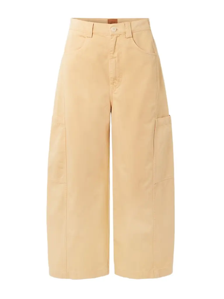 Jamie Haller The Crop Painter Cropped Mid-rise Wide-leg Jeans