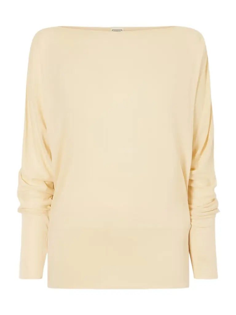 TOTEME Boatneck Jersey Top