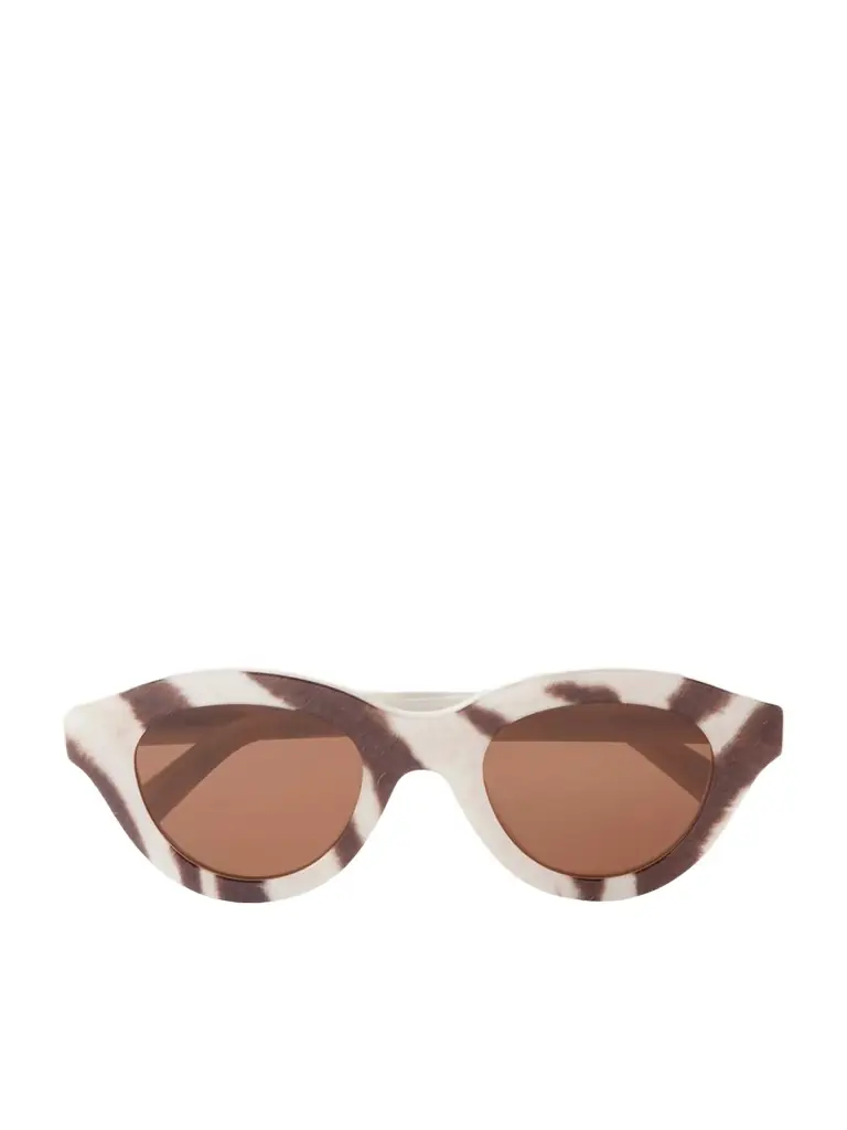 CELINE Eyewear Round-frame Acetate Sunglasses