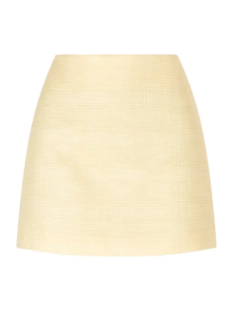 Blazé Milano Ourway Cotton‑blend Woven Mini Skirt