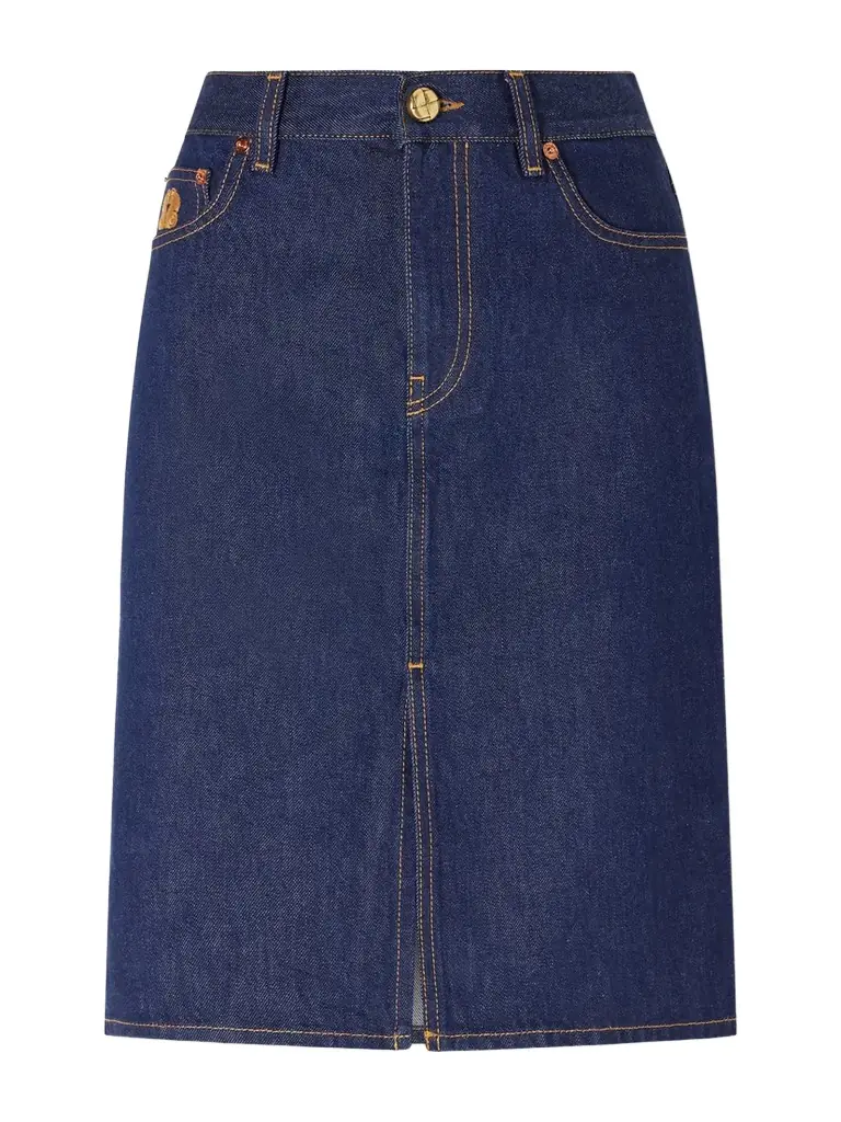 Blazé Milano Denim Midi Skirt