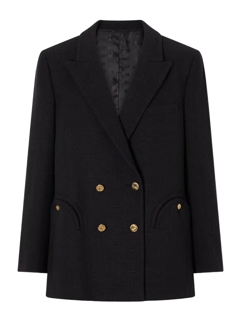 Blazé Milano Missy Everynight Cotton-blend Tweed Blazer