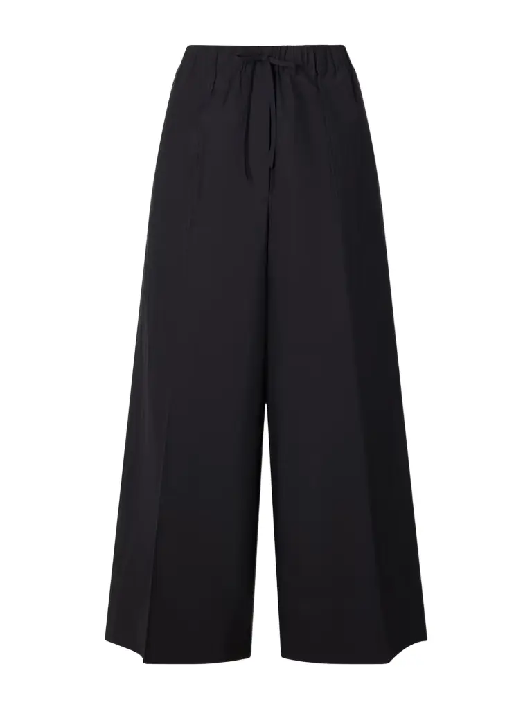 TOTEME Wide Summer Cotton-blend Wide-leg Pants