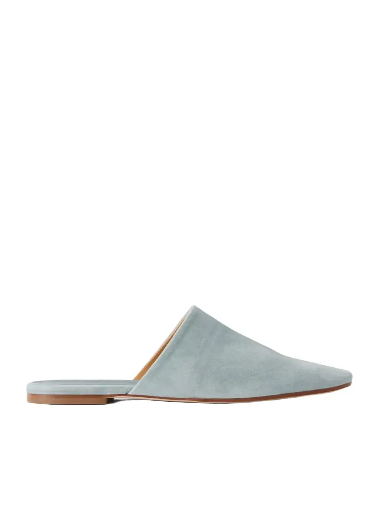 aeyde Rega Suede Slides