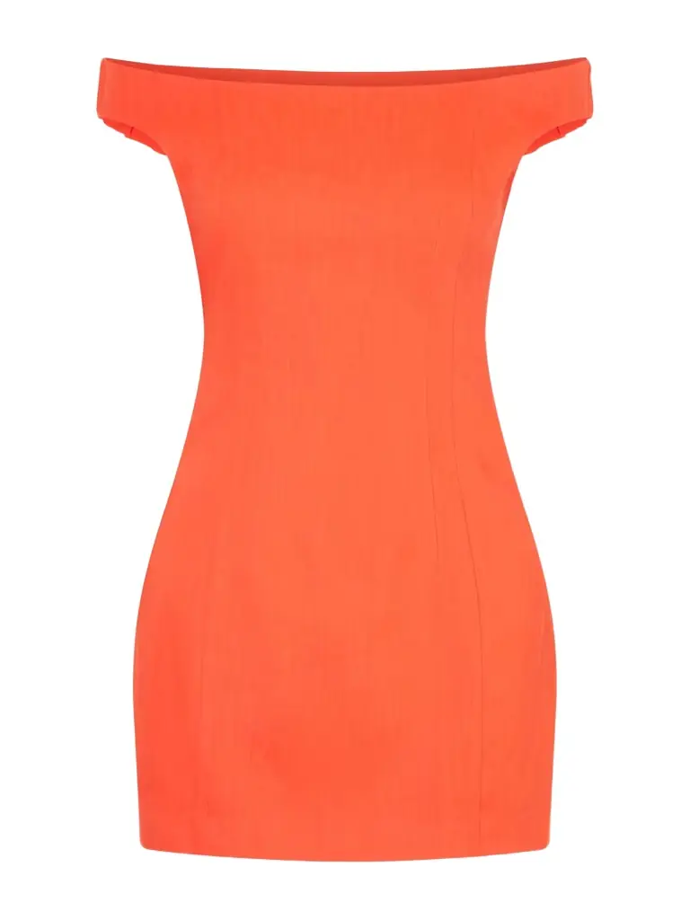 SIR. Elodie Off-shoulder Linen-blend Mini Dress