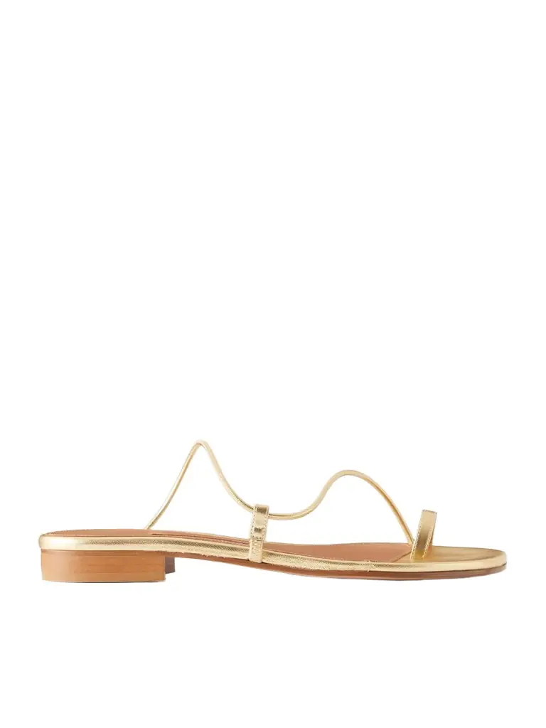 Emme Parsons Susan Metallic-leather Sandals