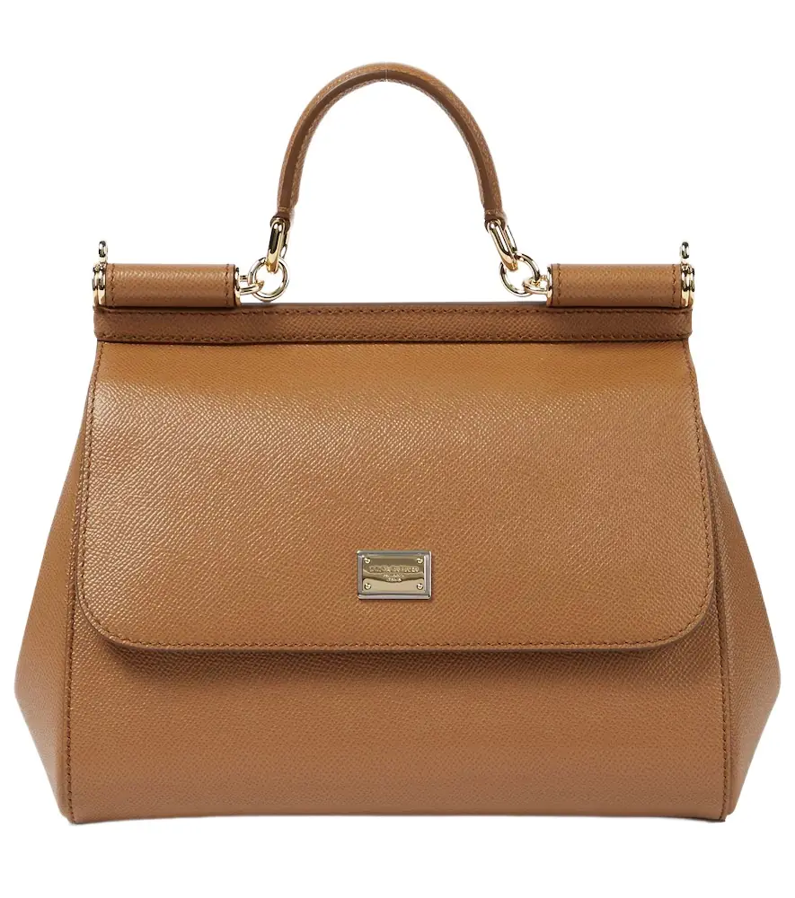Dolce & Gabbana Sicily Large leather shoulder bag