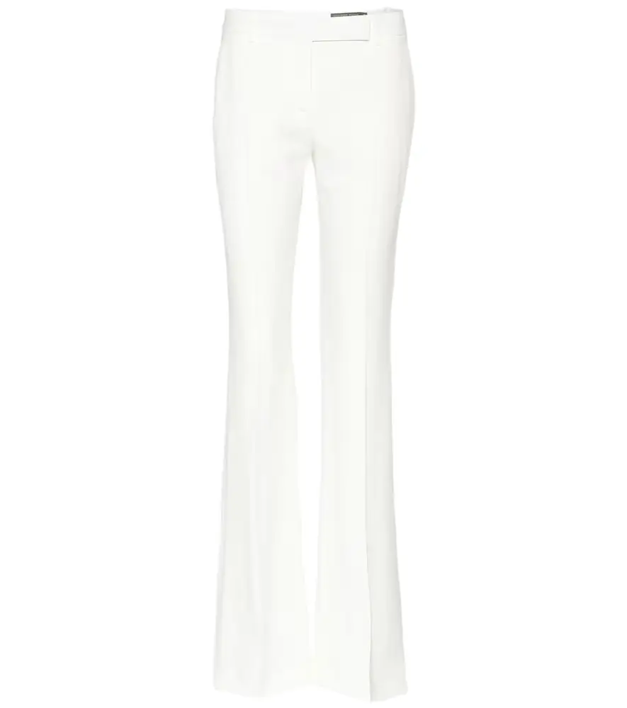 McQueen Mid-rise flared pants