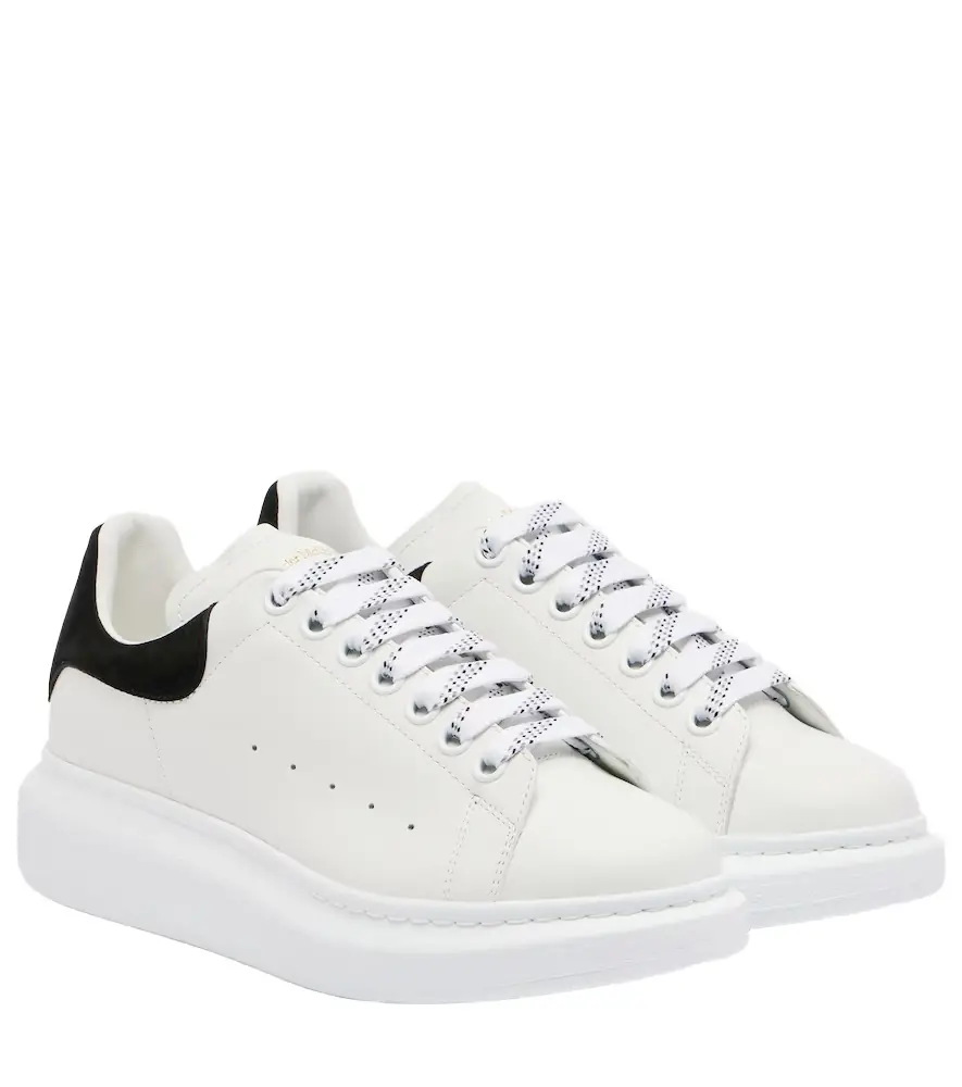 McQueen Oversized leather sneakers