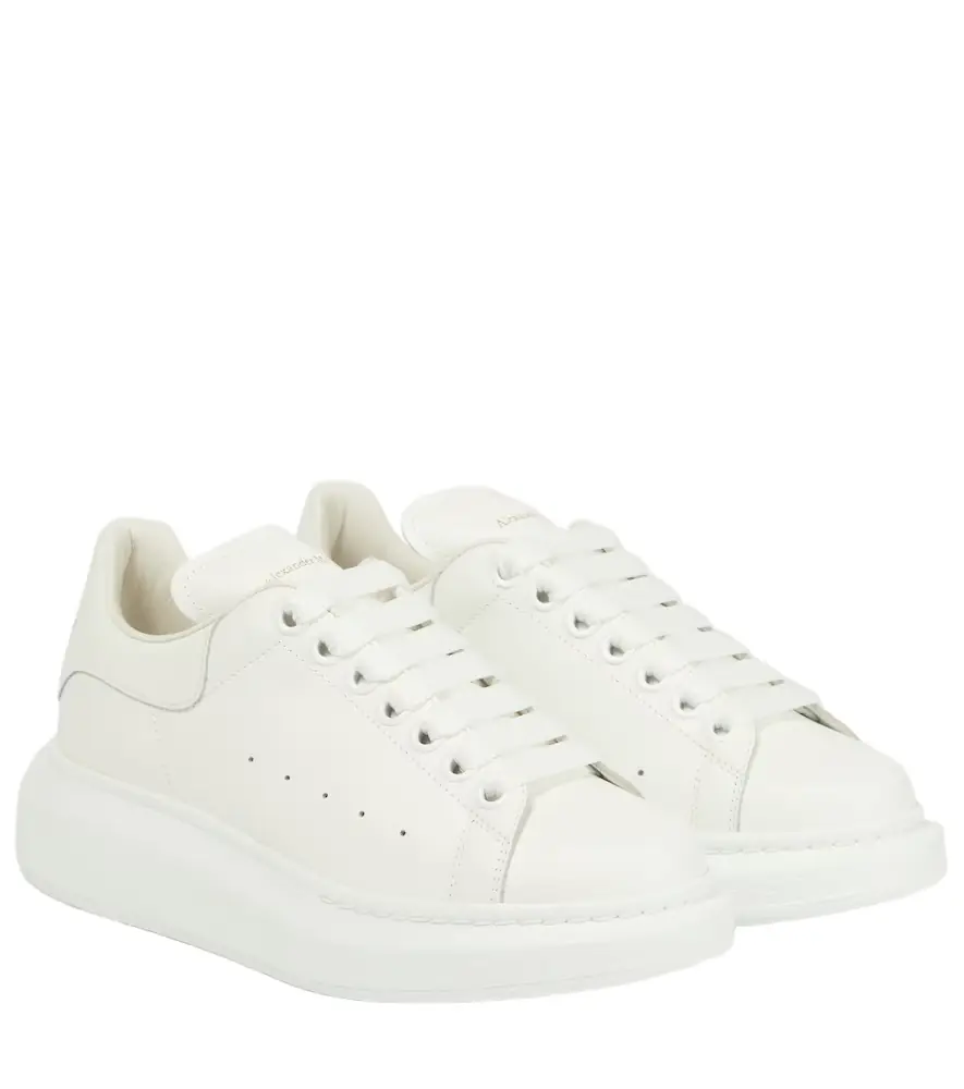McQueen Oversized leather sneakers