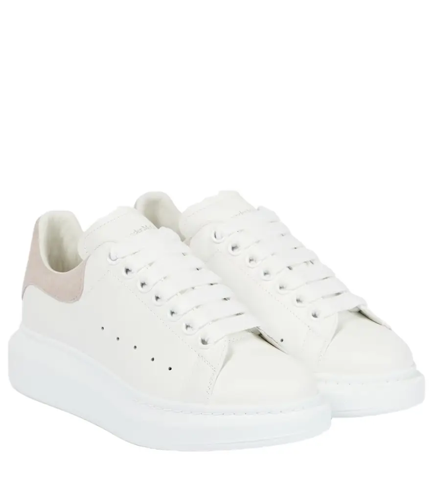 McQueen Oversized leather sneakers