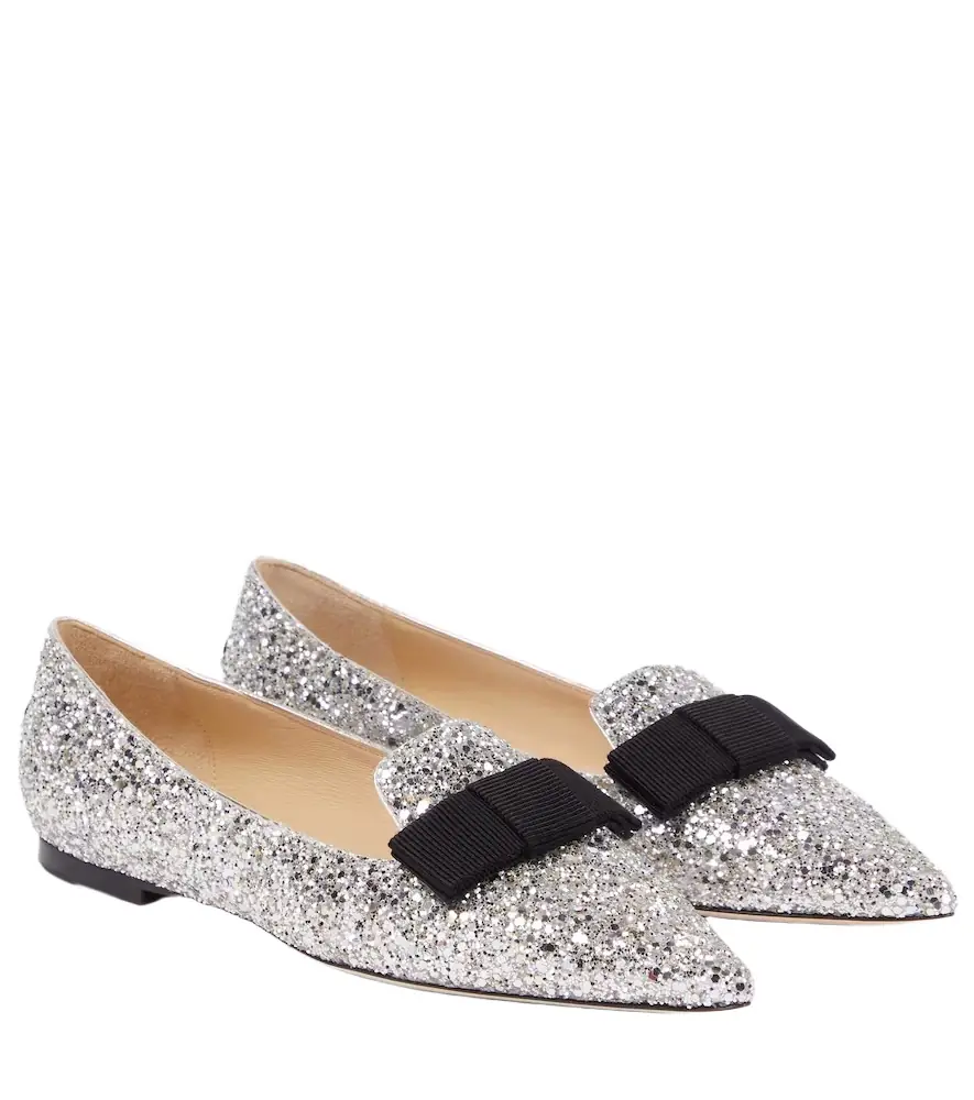Jimmy Choo Gala glitter ballet flats - Women's Shoes