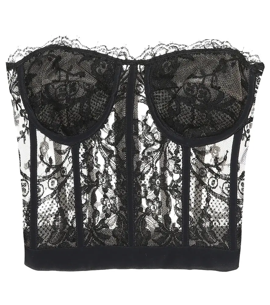 McQueen Lace bustier