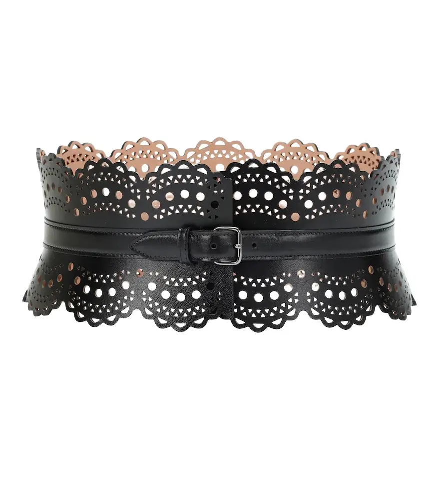 Alaia Alaïa Leather corset belt