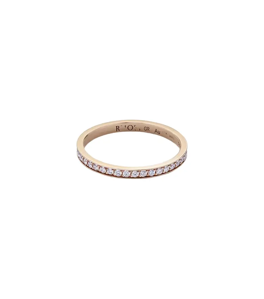 Repossi Berbere XS 18kt rose gold ring with diamonds