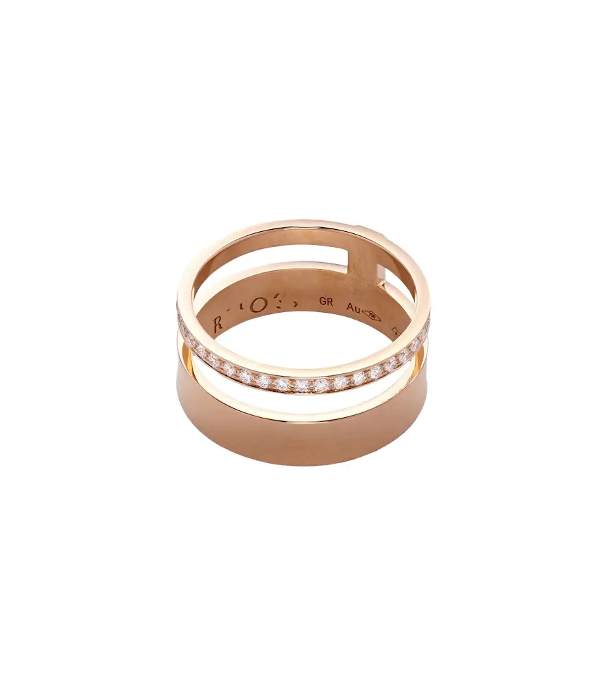 Repossi Berbere Module 18kt rose-gold and diamond ring