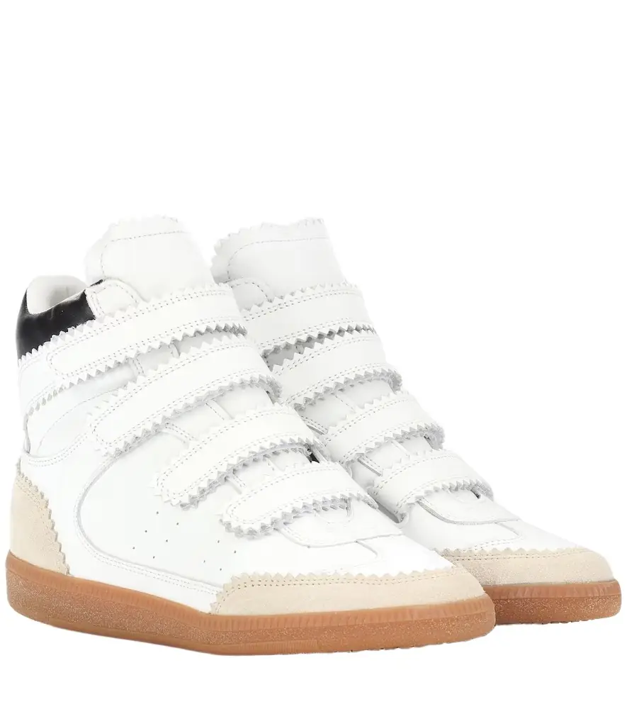 Isabel Marant Bilsy leather sneakers