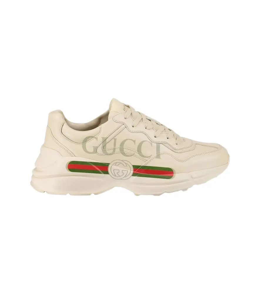 Gucci Rhyton leather sneakers