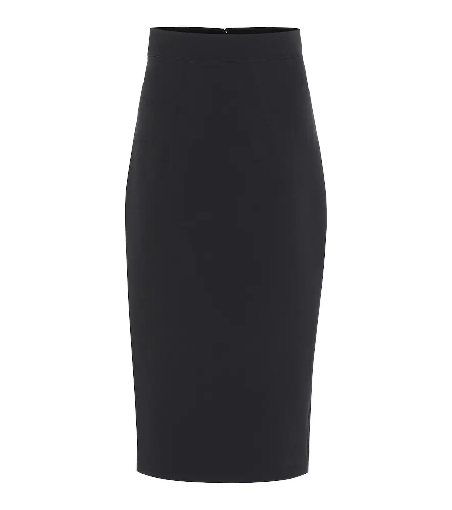 Safiyaa Hokoku crêpe pencil skirt