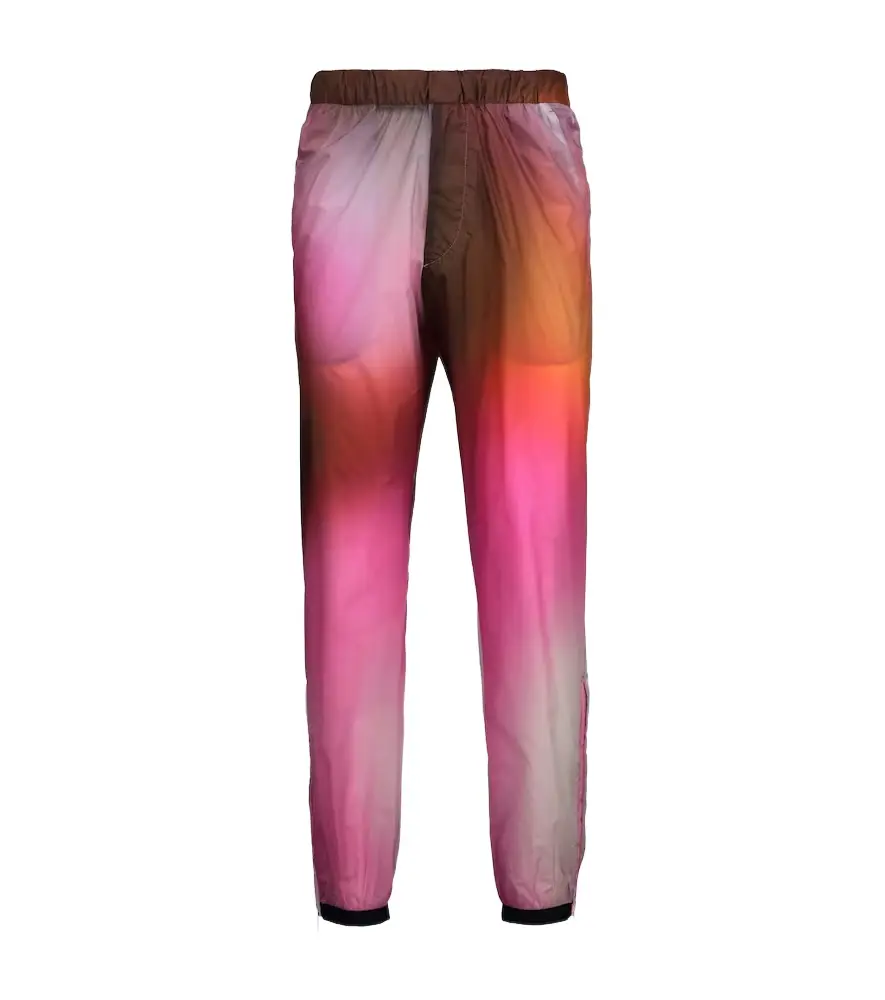 Prada printed technical pants