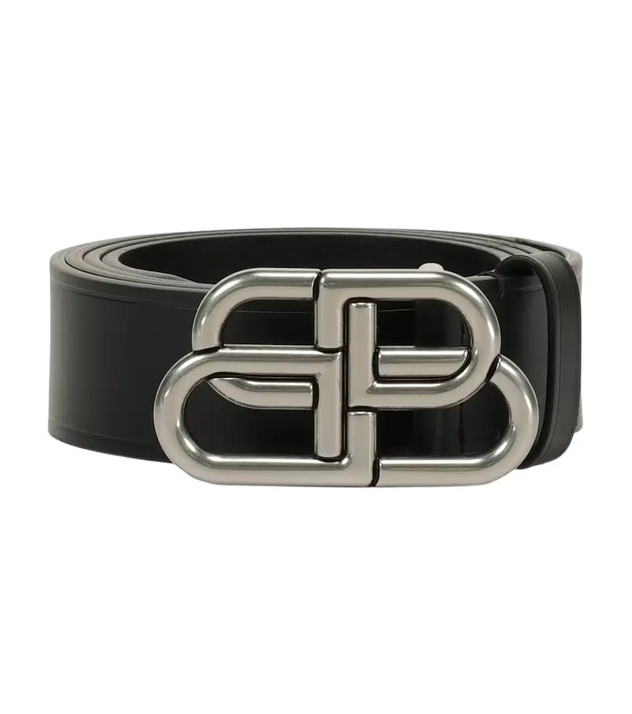 Balenciaga BB Large leather belt